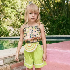 Sydney Top in Flamingo Collection by Misha & Puff