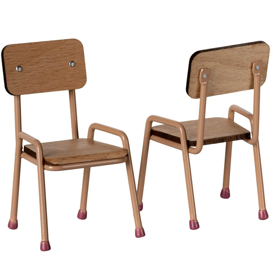 Table And Chairs for Mouse in Dark Powder by Maileg