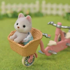Tandem Cycling Set Husky Sister and Brother by Sylvanian Families