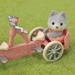 Tandem Cycling Set Husky Sister and Brother by Sylvanian Families