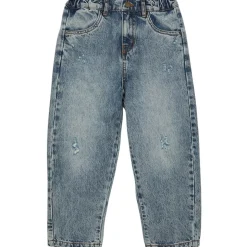 Tapered Jean in Faded Blue Denim by Main Story