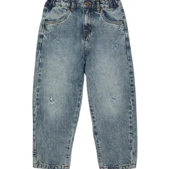 Tapered Jean in Faded Blue Denim by Main Story