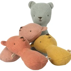 Teddy Rattle in Dusty Coral by Maileg
