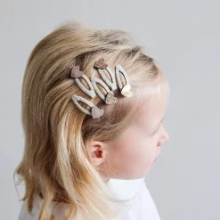 Teeny Heart Mini Clic Clac Hair Clips by Mimi & Lula