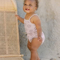 Terry Cinch Romper in Daisy by Quincy Mae