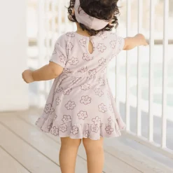 Terry Dress in Daisy by Quincy Mae