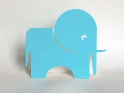 The Blue Elephant Greetings Card by Cut&Make