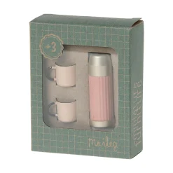 Thermos and Cup in Soft Coral by Maileg