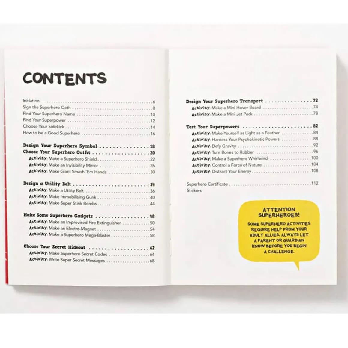 The Superhero Handbook: 20 Super Activities to Help You Save the World by James Doyle & Jason Ford