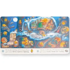 The Twelve Days of Christmas: Brown Bear Wood by Rachel Piercey and Freya Hartas