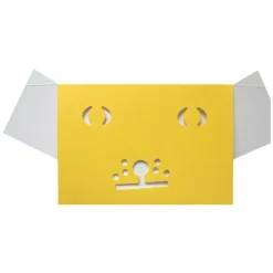 The Yellow Dog Greetings Card by Cut&Make
