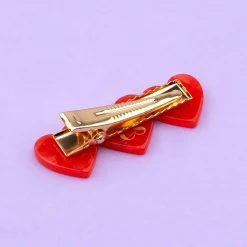 Three Hearts Hair Clip by Coucou Suzette