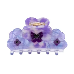 Three Pansies Hair Claw by Coucou Suzette