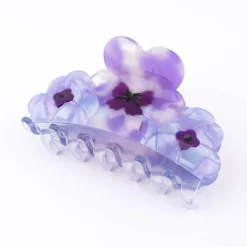 Three Pansies Hair Claw by Coucou Suzette