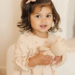 Tiered Jersey Dress in Rainbows by Quincy Mae
