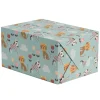Tiger And Zebra Gift Wrap by Ingela P. Arrhenius for Lagom Design