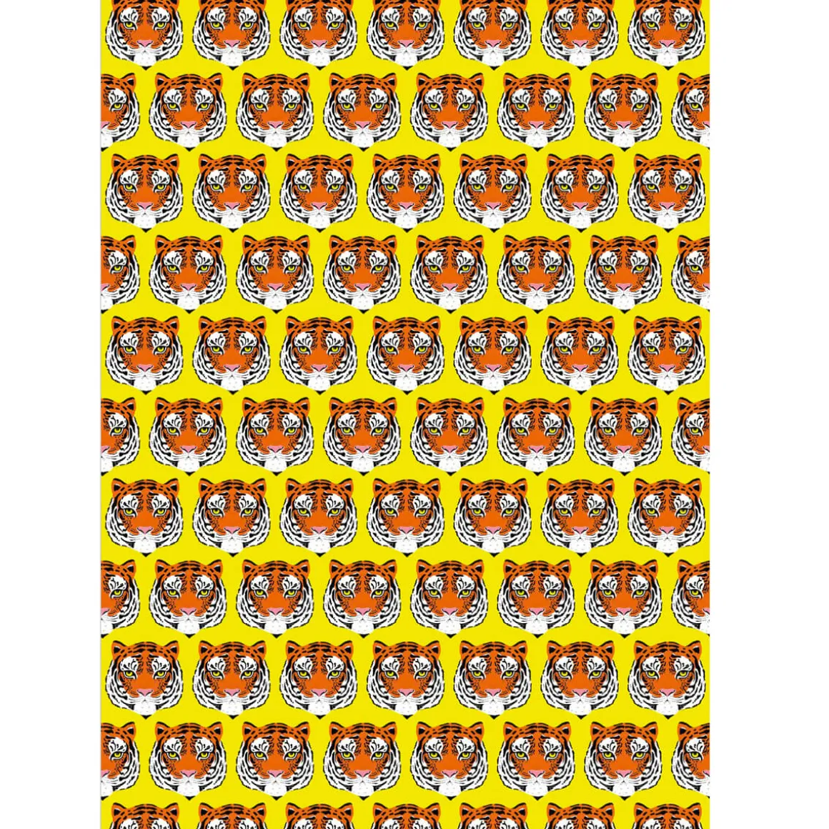 Tiger Face Gift Wrap by Bex Parkin for Earlybird Designs