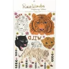 Tiger Temporary Tattoos (A5 Sheet) by Rosie Wonders