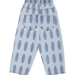 Tile Jean in Pale Bleach Denim / Deep Sea by Wynken