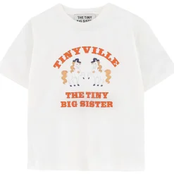 Tiny Ville Tee in Off White by The Tiny Big Sister - Last One In Stock - EUR 34 (UK 6)