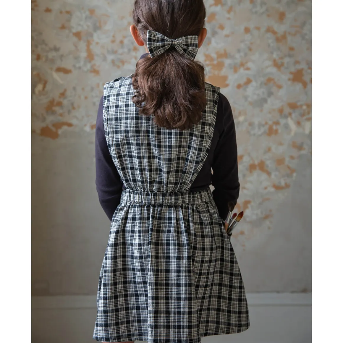 Tippi Pinafore in School Plaid by Soor Ploom - Last Ones In Stock - 6-7 Years