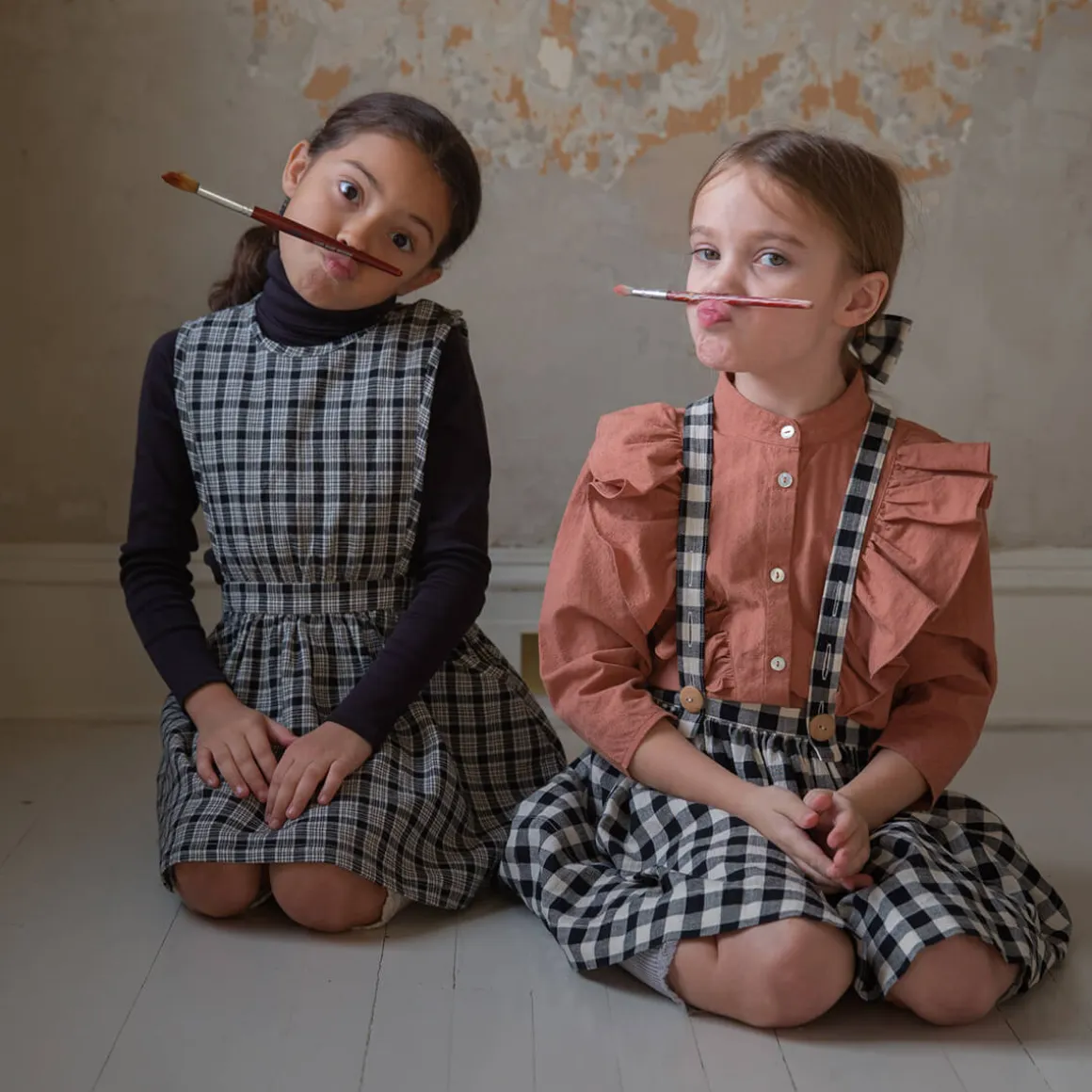 Tippi Pinafore in School Plaid by Soor Ploom - Last Ones In Stock - 6-7 Years