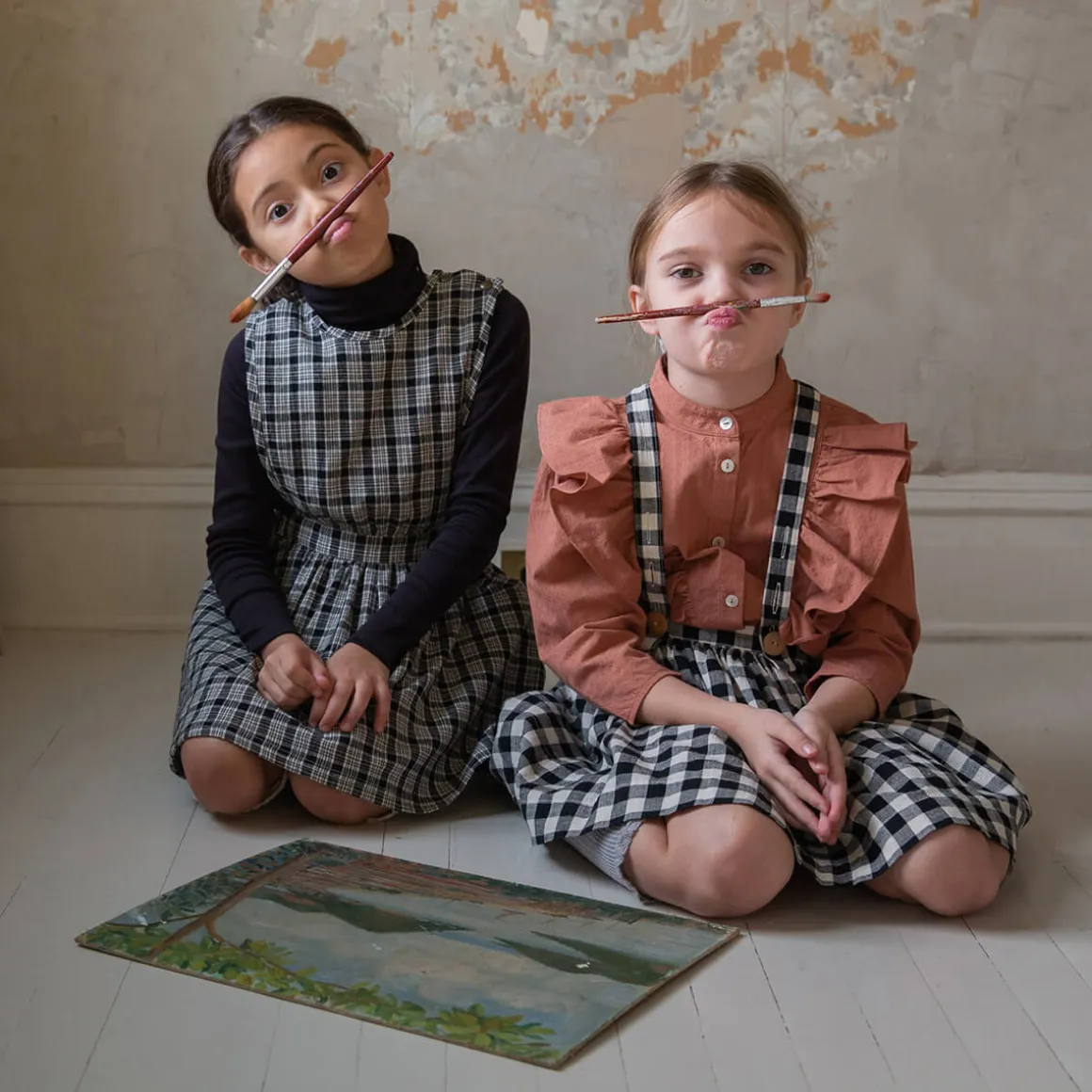 Tippi Pinafore in School Plaid by Soor Ploom - Last Ones In Stock - 6-7 Years