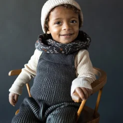 Tirion Dungarees in Umber / Duck Egg by Mabli - Last One In Stock - 4 Years