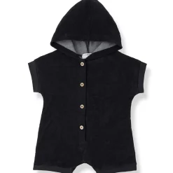 Tiziano Hooded Overall in Anthracite by 1+ in the Family - Last Ones In Stock - 3-12 Months