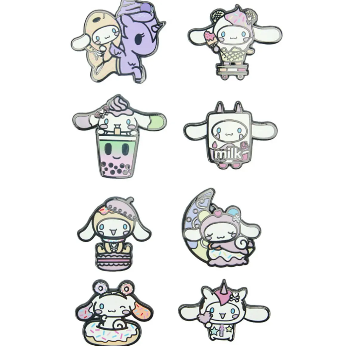 Tokidoki x Cinnamoroll Sweet Treats Enamel Pin Badge Blind Box by Tokidoki