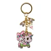 Tokidoki X Kuromi & My Melody Garden Party Enamel Charm Keyring by Tokidoki