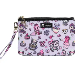 Tokidoki x Kuromi & My Melody Garden Party Zip Pouch Wristlet by Tokidoki