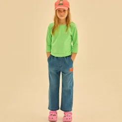 Tomato Denim Pants by Jelly Mallow