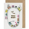Toot Toot Train New Baby Greetings Card by Petra Boase