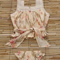 Top & Panty Set in Antoinette Print by Bonjour