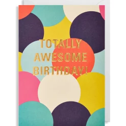 Totally Awesome Birthday Greetings Card by Postco for Lagom Design