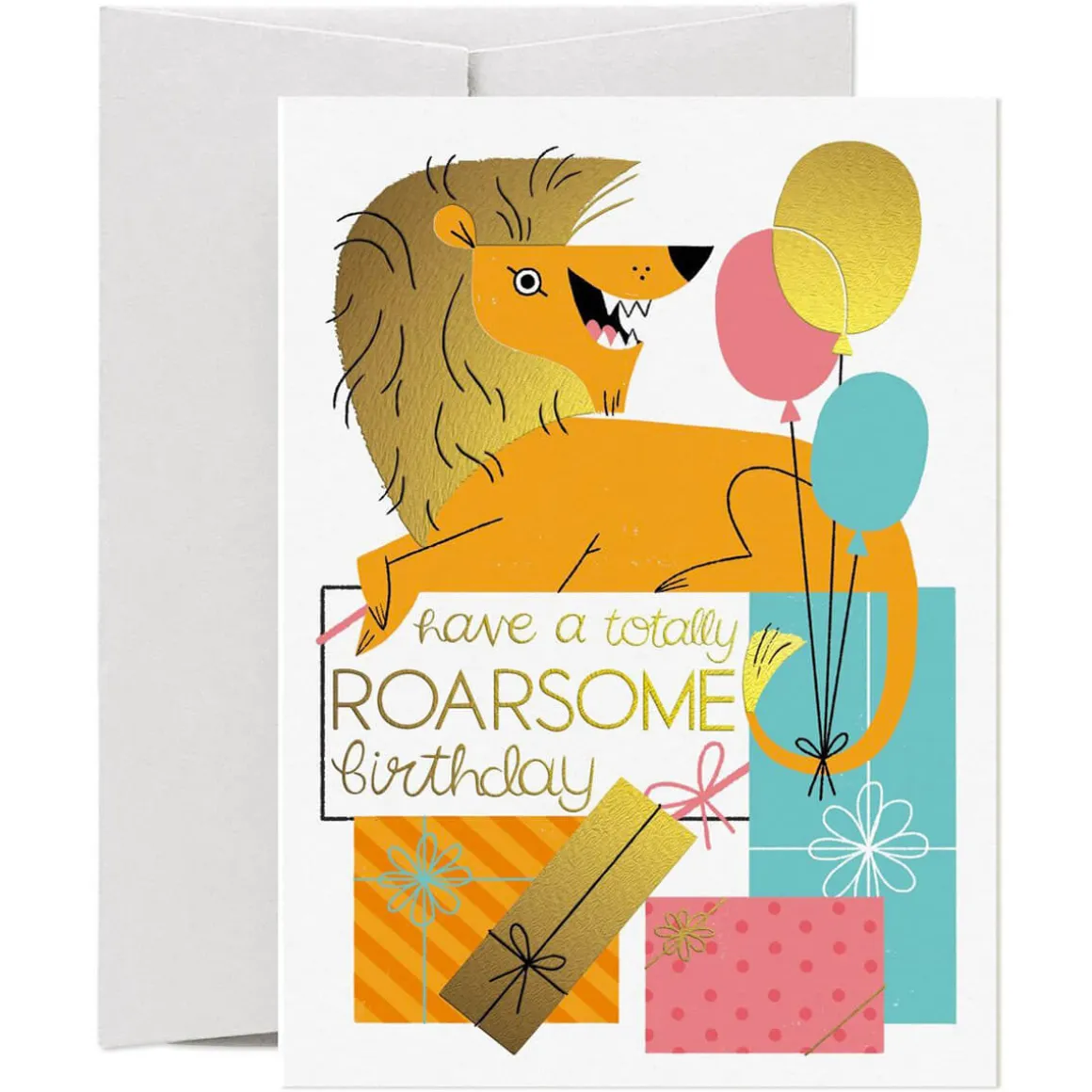 Totally Roarsome Greetings Card by Ellen Surrey for Card Nest