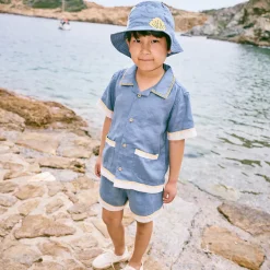 Traveler Short in Blueslate by Misha & Puff
