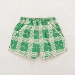 Traveler Short in Bottle Green Piazza by Misha & Puff