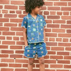 Traveler Short in Celestial Botanica by Misha & Puff