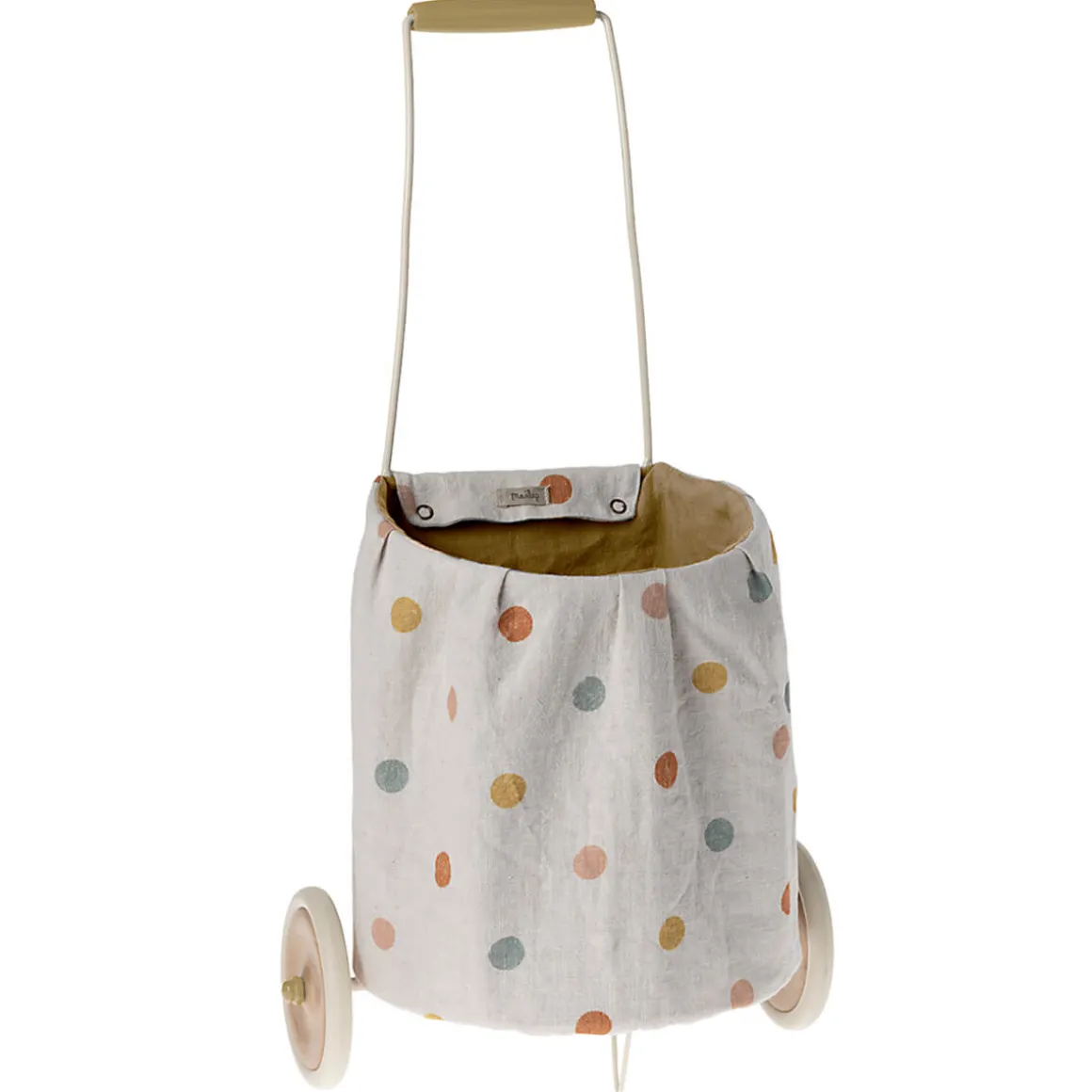 Trolley in Yellow Multi Dots by Maileg