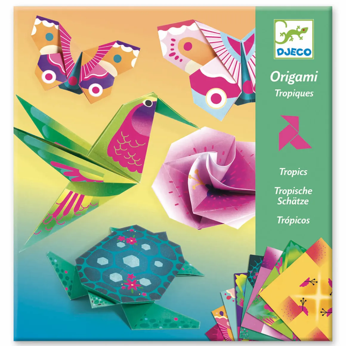 Tropics Origami Craft Kit by Djeco