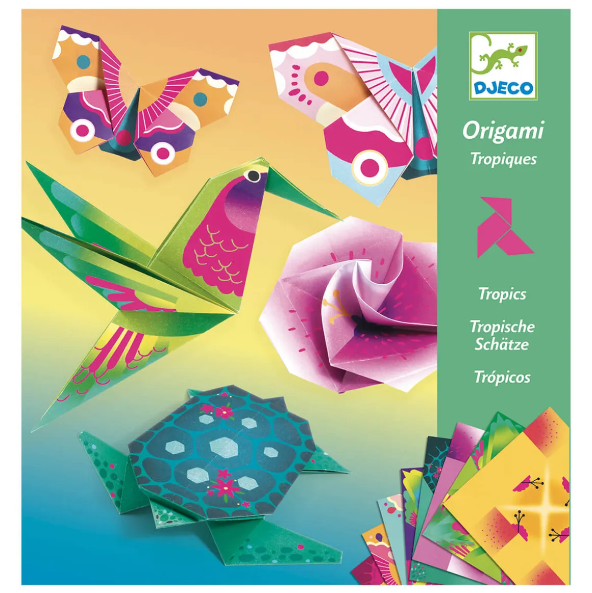 Tropics Origami Craft Kit by Djeco