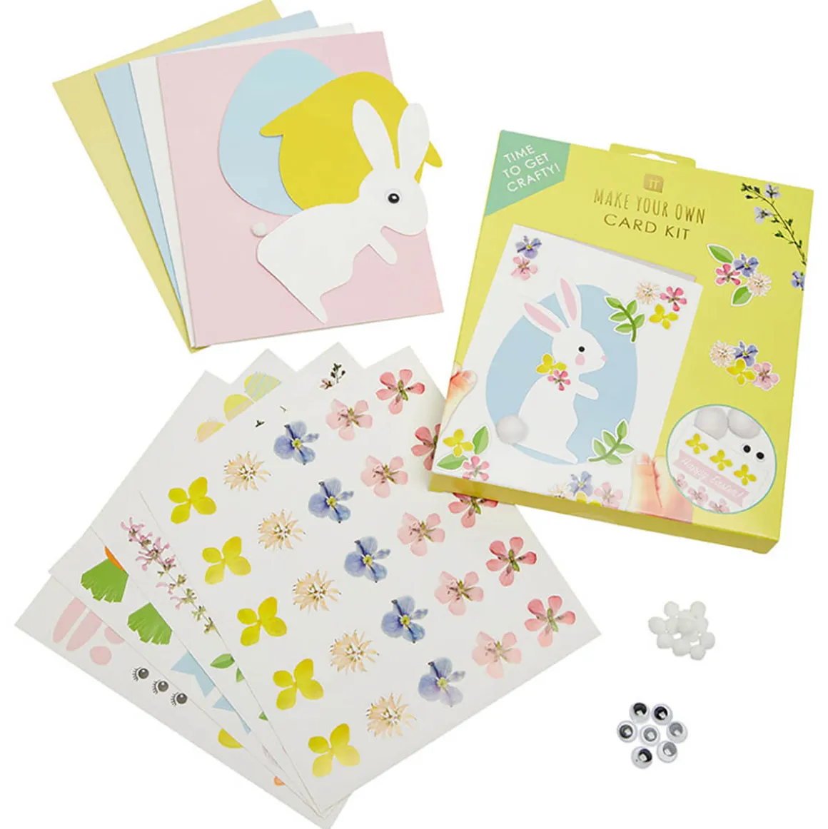 Truly Bunny Easter Card Making Kit by Talking Tables