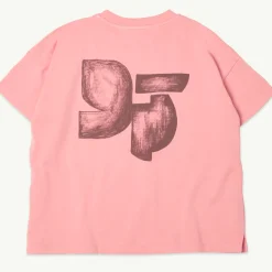 T-Shirt in Peach Bud by Main Story