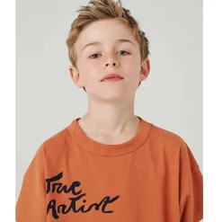 T-Shirt nº01 in Brick Red by True Artist
