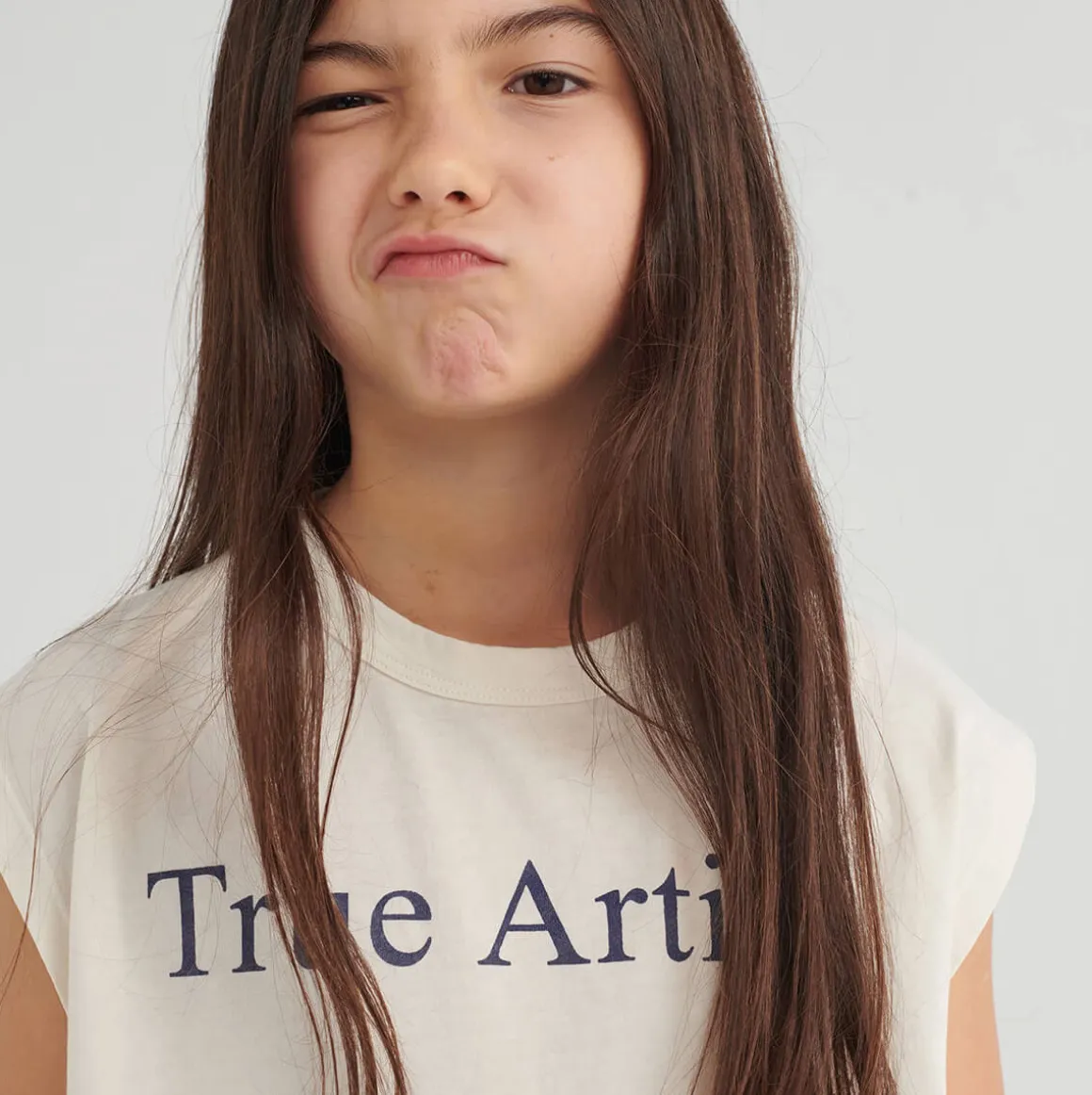 T-Shirt nº07 in Ivory White by True Artist