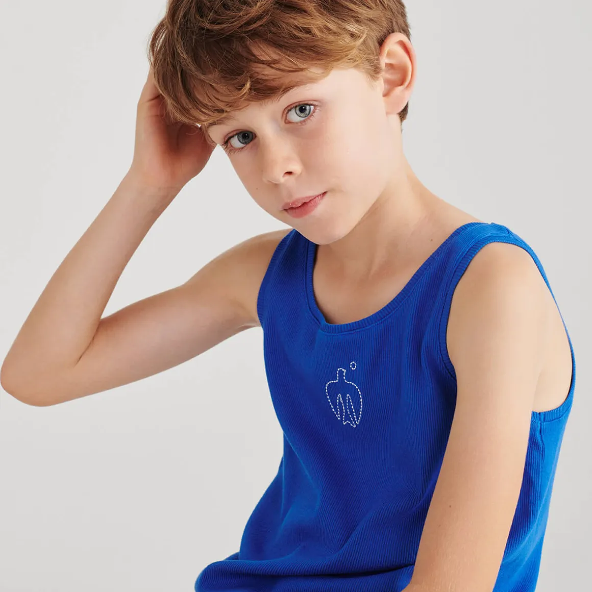 T-Shirt nº09 in Sapphire Blue by True Artist