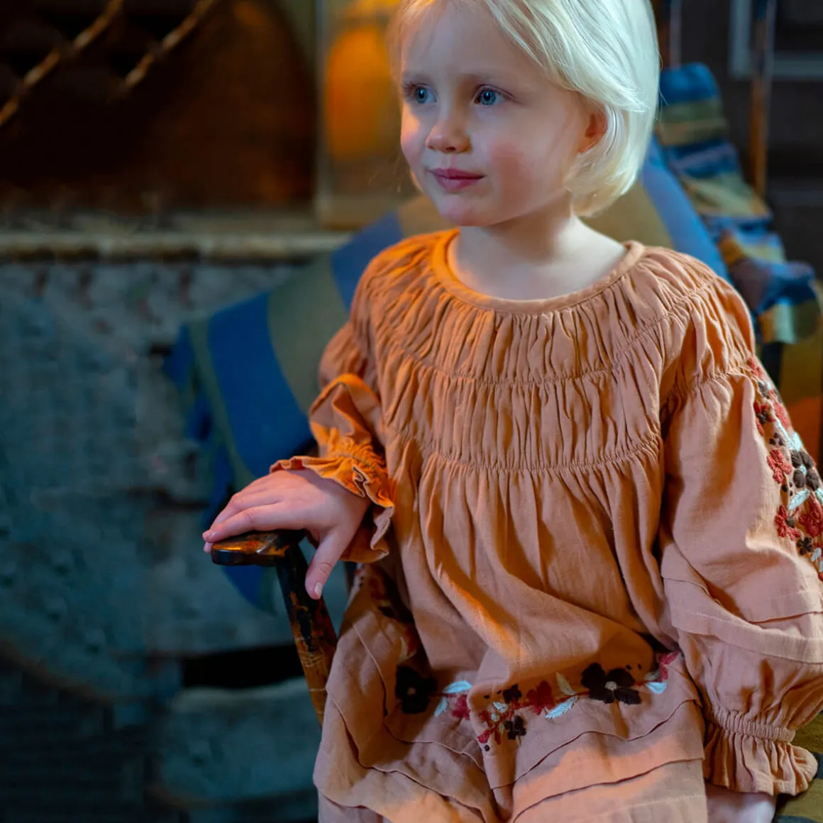 Tulip Dress in Rose by Lali - Last One In Stock - 6 Years