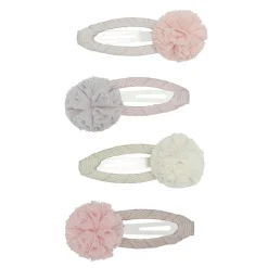 Tulle Pom Pom Clic Clac Hair Clips by Mimi & Lula